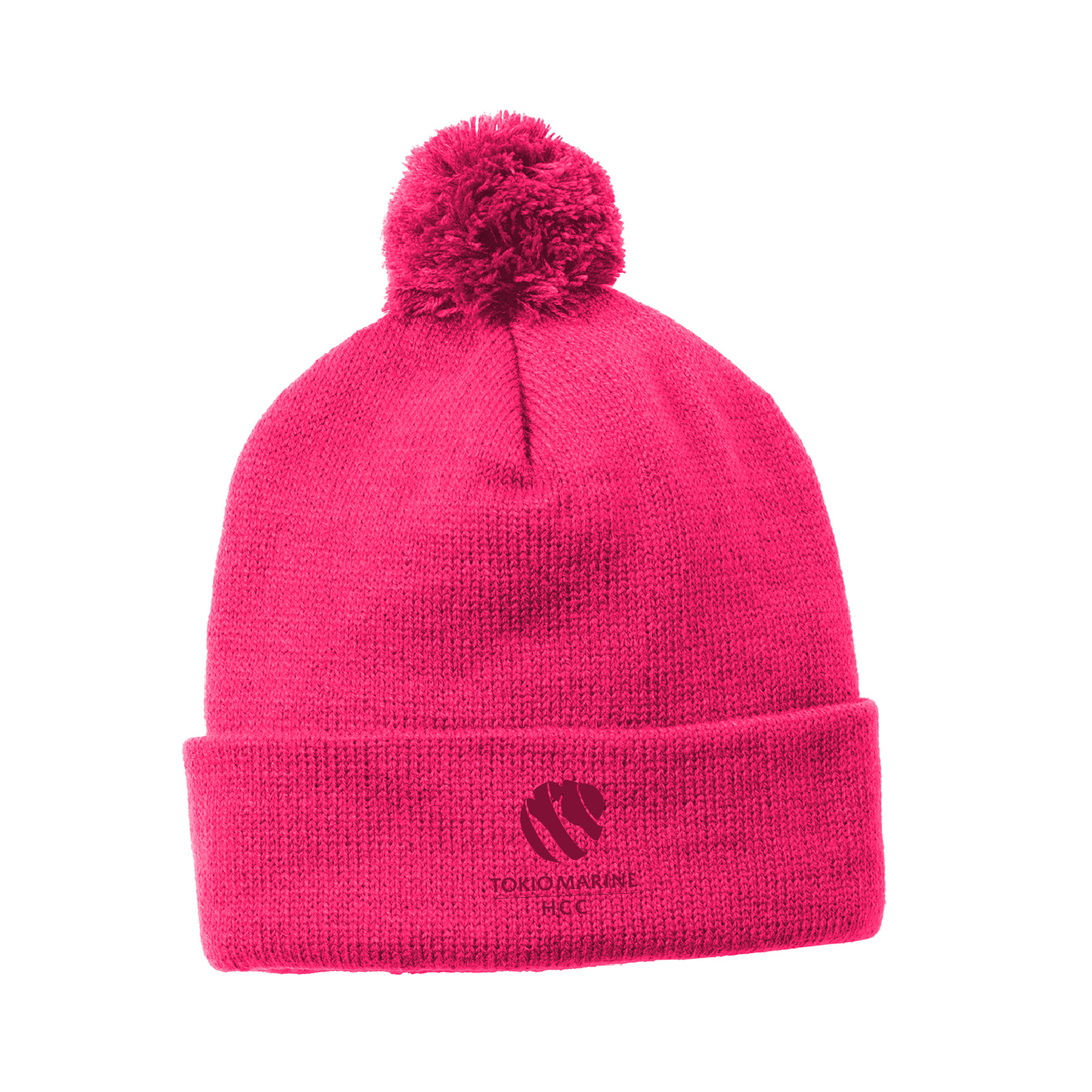 Sport-Tek Solid Pom Pom Beanie