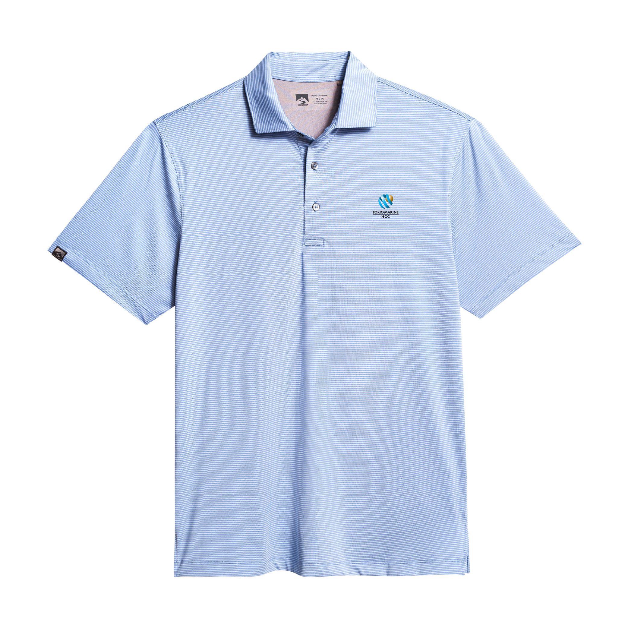 Men's Optimist II Microstripe Short Sleeve Polo