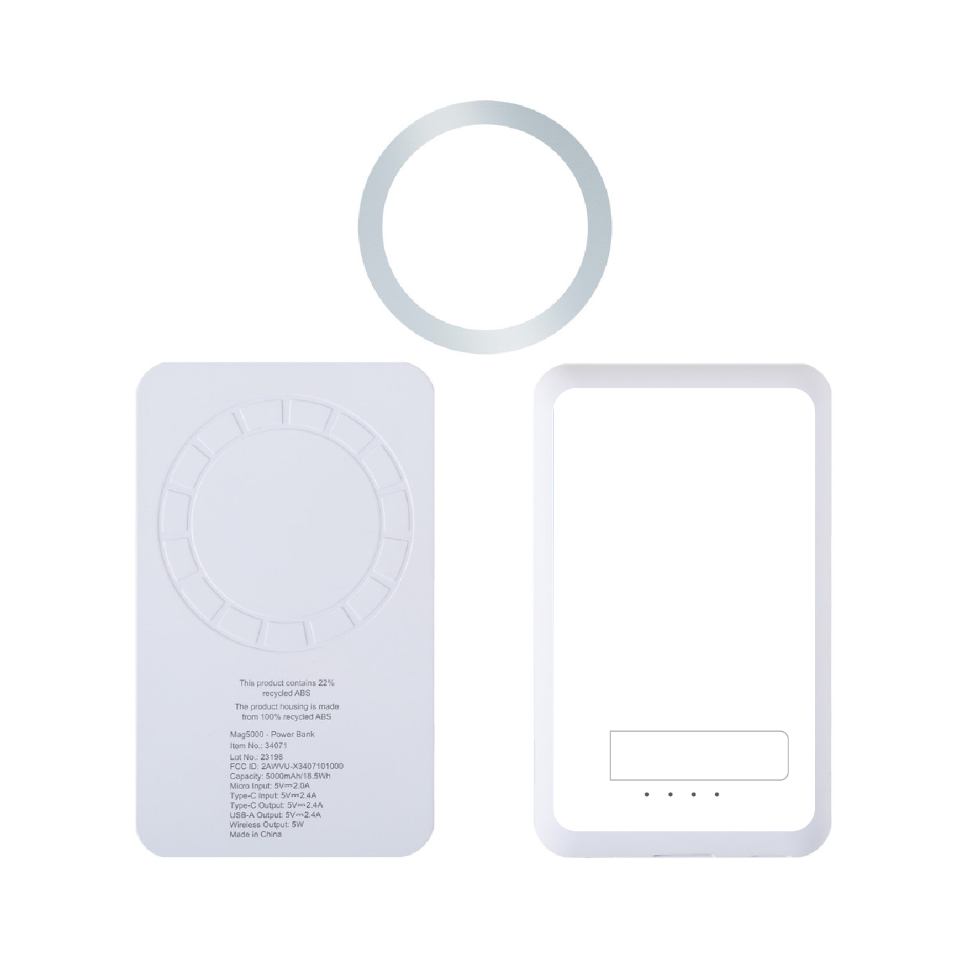 Mag5000 Wireless Magnetic Power Bank