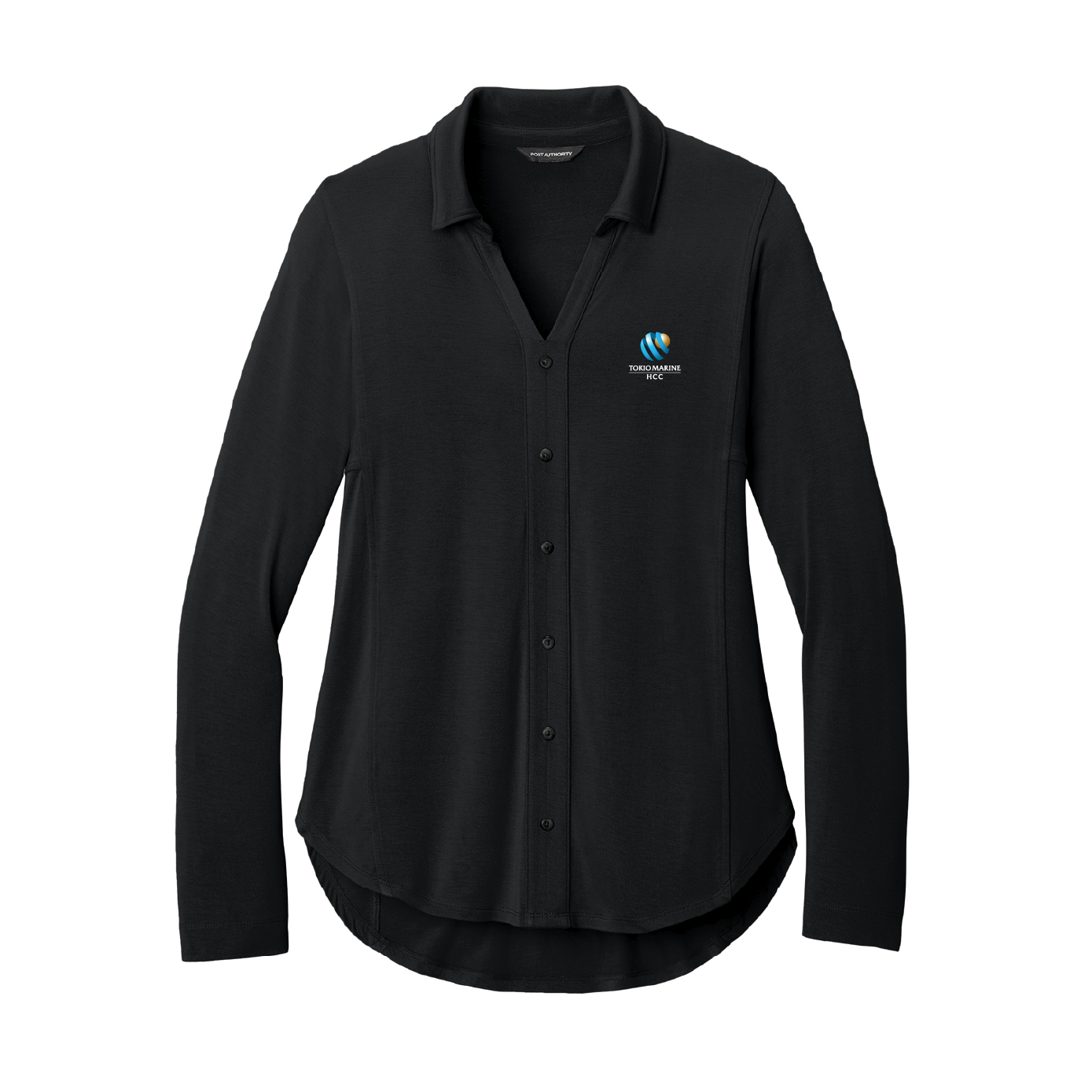 Port Authority Women's Luxe Knit Button Tunic